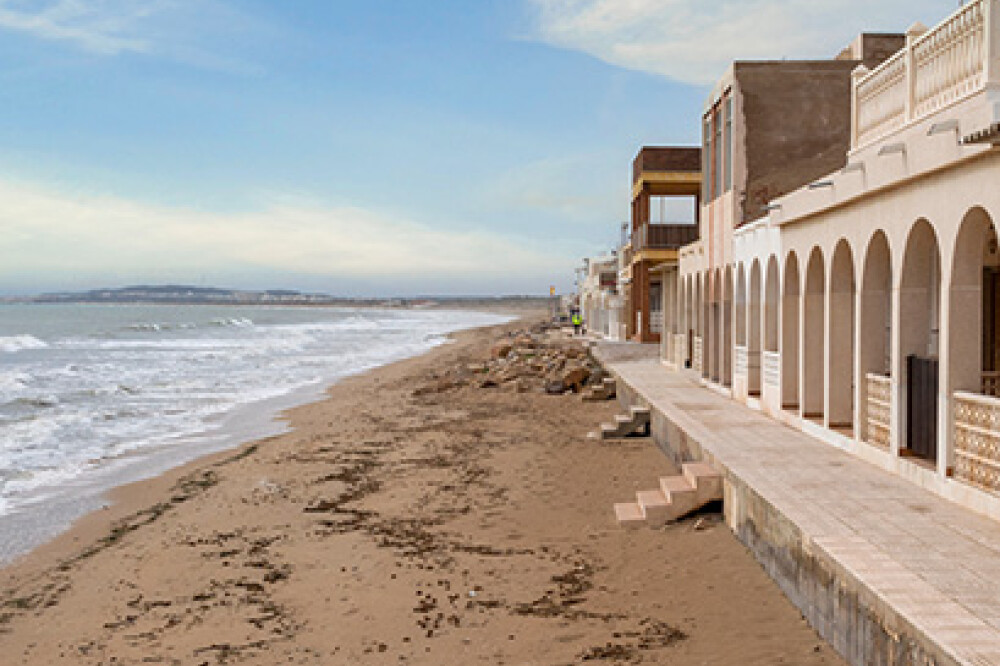 Plaża atrakcyjna również zimą